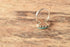 Triangle Shaped Turquoise Stone Ring - Size 6.75 +